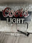 Vtg  1987  Coors Light Bar Sign Illuminated 15x18 