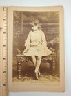 Cabinet Card Antique Photo Stage Child Actress Blanche Newcomb Uncle Tom s Cabin
