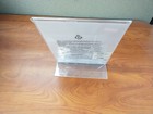 Staples   Self Standing Sign Holder   8 5  X 11    Clear 