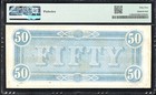 T-66 1864  50 Confederate Currency Pmg 55 Comment Civil War 72004