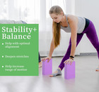 2pcs Yoga Blocks Eva Foam Exercise Brick Lightweight Odor Resistant For Home Gym