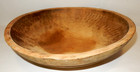 Vintage Primitive Hand-carved 16  Wooden Dough Bowl Rustic Decor   Made In Usa