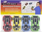 Magnetic Race Car Erasers For Whiteboard Games  4 Pack  tpg-358 