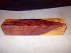 Wooden Honduran Rosewood Burl Block Gun Grips Knife Scales Box Tops -a23