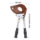 Ratchet Cable Wire Cutter Cut Ratcheting Wire Cutting Hand Tool j100 Storage Bag