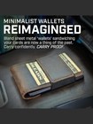 Mens Wallet Slim Metal Card Holder Cash Strap Minimalist Pull Tab Wallet For Men