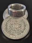 Aztec Calender  999 Pure Silver Coin Ring Sz 9-14 Azteca Mayan 1 Troy Oz Coin
