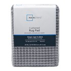 2 Pack  Mainstays Non-skid  Non Slip  Pvc-coated Polyester Rug Pad Gray