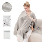 Nursing Cover For Breastfeeding     Soft   Breathable Lyocell Nursing Poncho Fo   