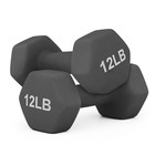 2x Easy Grip Workout Neoprene Coated Dumbbell Fitness Strength Training Home Gym