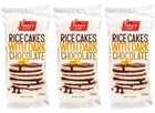 Dark Chocolate Covered Rice Cakes  Kosher  Fat  Gluten Free Snacks   pack Of 3 