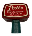Vintage Patt s Old Fashioned Birch Tap Handle Allentown Pa Red White 3   