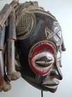 African Tribal Wall Wooden Mask From Angola