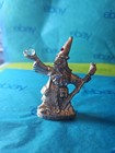 Masterworks 3 5  Wizard With Glass Orb Fine Pewter Figurine Guc