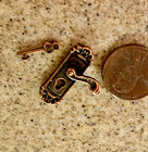 Dollhouse Miniatures - Door Handle And Key - One Inch-1 12 Scale