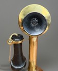 Antique 1918 American Telephone At t Brass Candlestick Phone Decor Shiny 323