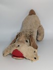 Rare Vintage 1950s Steiff Mohair 16  Laying Dog