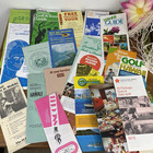 Vtg Hawaii Brochure Lot Hula Girl  Tiki Bar  Surf Beach  Airline  Hotel  History