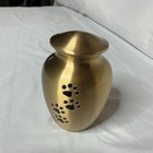 Ottillie Paws Pet Urn Size Small Brass New Open Box