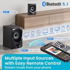 Acoustic Audio Aa5172 700w Bluetooth Home Theater 5 1 Speaker System With Fm 