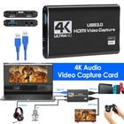 4k 1080p 60fps Hdmi To Usb 3 0 Video Capture Card For Ps4 pc obs Nintendo Switch