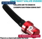 2pcs Atv Air Vent Hose Gas Fuel Cap Universal Cnc Tank Valve Tube With Check Bal