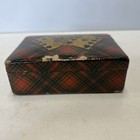 Vintage 4 1 2 X 3 1 4 Tartan Ware Playing Card Box Prince Charlie Tartan
