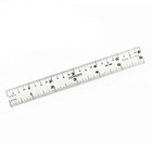 Fairgate 6  Standard Aluminum English Ruler 20-106 Made In Usa