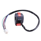 Left Kill Start Button Light Switch Housing 50cc Switch With Female Plugs