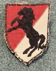 Original Vietnam Era Theater Made 11th Armored Cavalry Regiment Color Patch