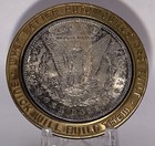 1940   s Best Buick Yet Dealer Promo 1889-p Morgan Silver Dollar   Brass Ring