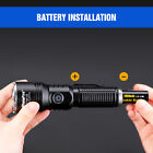 50000000 Lumens Super Bright Led Tactical Flashlight Rechargeable Led Work Light