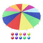 Kids Parachute Multicolored Parachute Play Parachute Tent Game 6ft With 10 Balls