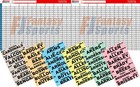 2026 Fantasy Football Draft Board - 500  Labels - Auction   Idp Options