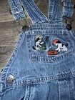 Little Big Dogs Vintage Y2k Baby Toddler Size 12-18m Overalls Denim Boys Rare
