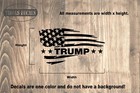 Two President Donald Trump Distressed Flag Decals American Flag Sticker Maga Usa