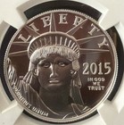 2015 W  100 American Proof Platinum Eagle Ngc Pf 70