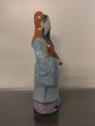 Vintage Chinese Porcelain Figurine Statue Fu Household Happiness Feng Shui 