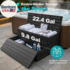 Hot Tub Steps With Storage Extra Wide  2-step Spa Stairs - Non-slip Heavy Duty 5
