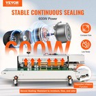 Continuous Bag Band Sealing Machine 6-12mm Horizontal Band Sealer With Inflation