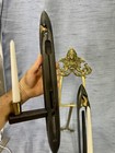 Antique Sconces Brass And Black Candleholders Retro Modern Weaving Shuttlecock