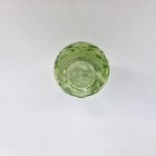 Vintage Green Textured Glass Vase 6 5    Retro Decorative Bottle