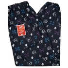 Traditional Japanese Monpe Mingei Cotton Shijira-ori Kasuri Weave Size Large  Vd