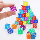 48 Piece 19mm Dice Casino Style Craps D6 Dice Set Acrylic And Translucent