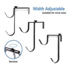 Adjustable Pool Fence Hooks Hanger Metal Pool Pole Holder For Hose Accessories