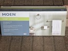 Moen Sage Dn6893 3-piece Bathroom Set Towel Bar Towel Ring Tp Brushed Nickel
