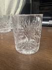  Set Of 4 Crystal Clear Industries Portico Double Old Fashion Glasses