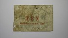   10 1863 Charleston South Carolina Obsolete Currency Bank Note State Of Sc