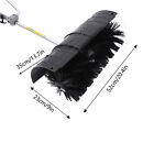 2-stroke 52cc 1700w Gas Power Broom Snow Artificial Turf Grass Backpack Sweeper