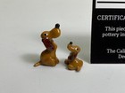 Hagen Renaker  455 463 Nos Hound Dog Light Brown Mama   Puppy Last Of Hr Stock
